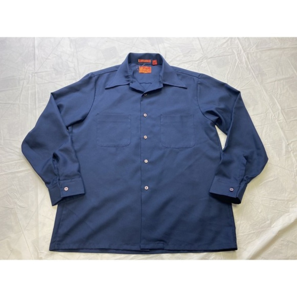 VINTAGE‎ Kings Road Sears Button Up Mens M Disco Dagger Collar Made In Japan